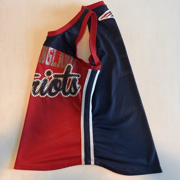 New England Patriots Women’s Medium Mesh Jersey Tank Top NFL Team Licensed - Picture 5 of 11